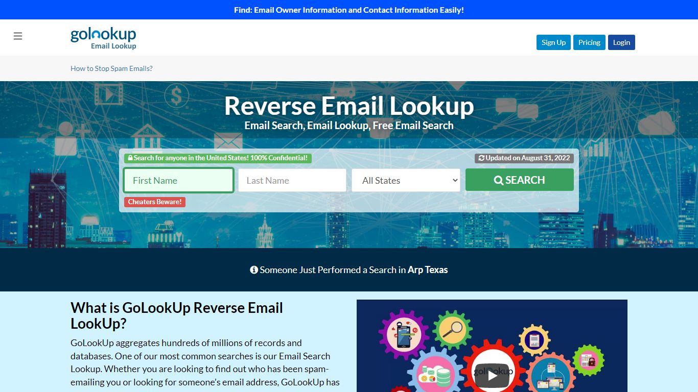 #1 Reverse Email Lookup | Best Free Email Lookup | GoLookUp